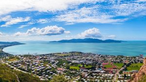 View to Magnetic Island from Castle Hill, Townsville