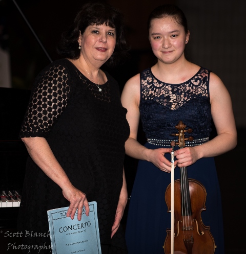 Highly Commended - Amy Huang, Sydney with accompanist Sorina Zamfir