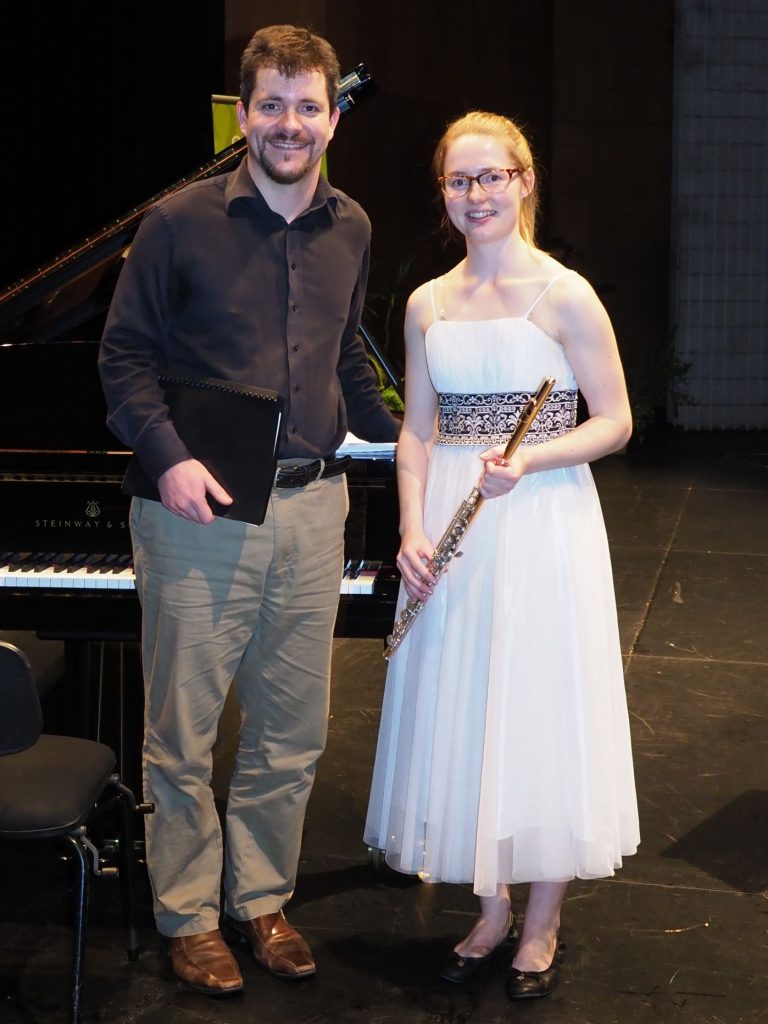 Alyse Faith, Sydney with accompanist Rhodri Clarke - Most Promising Brass or Woodwind Player