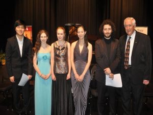 OPEN Finalists with Donald Hazelwood OA, OBE