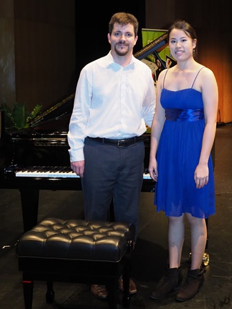 Amanda Pang, Brisbane with accompanist Rhodri Clarke