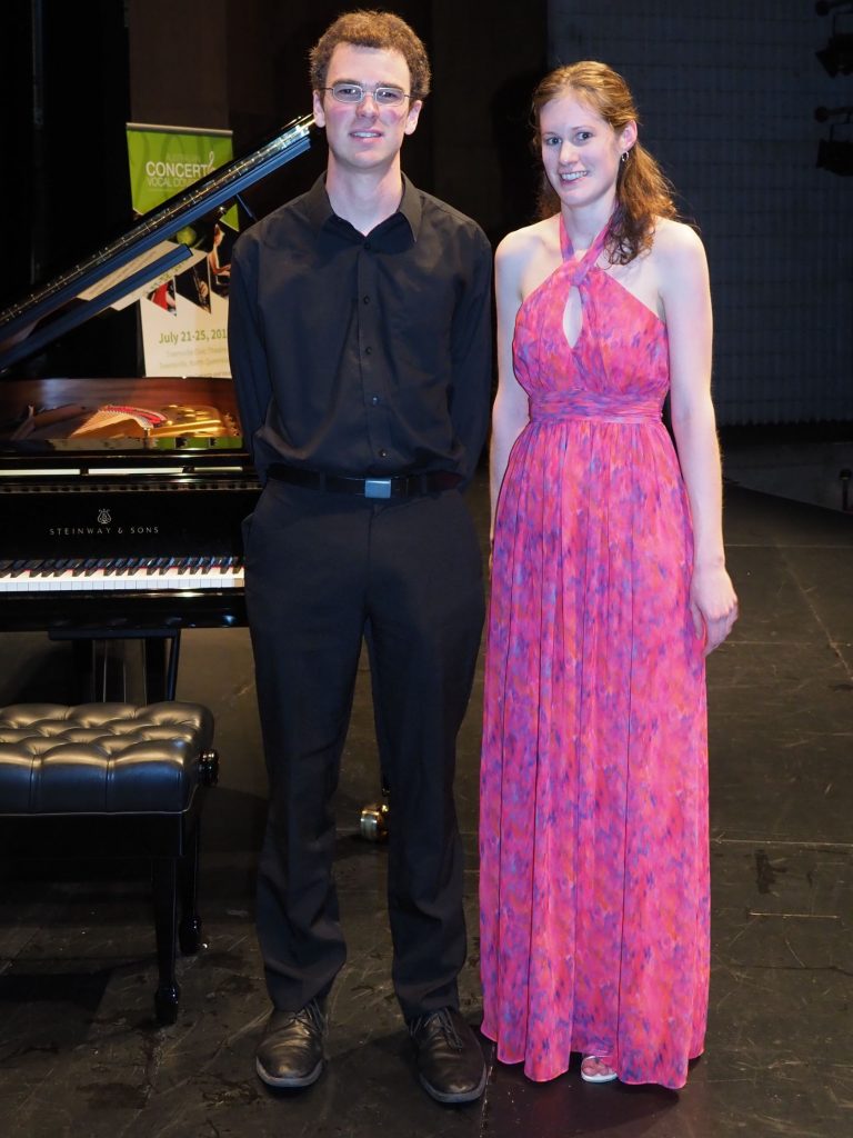Joanna Gibson, Brisbane with accompanist Robert Manley