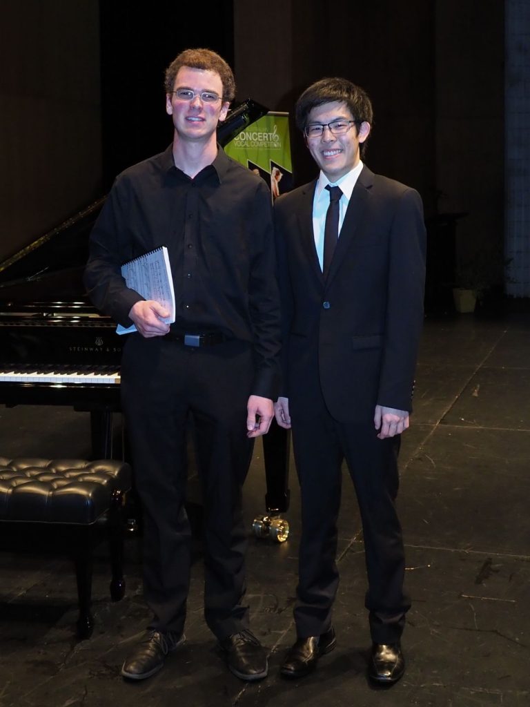 William Shi, Brisbane with accompanist Robert Manley