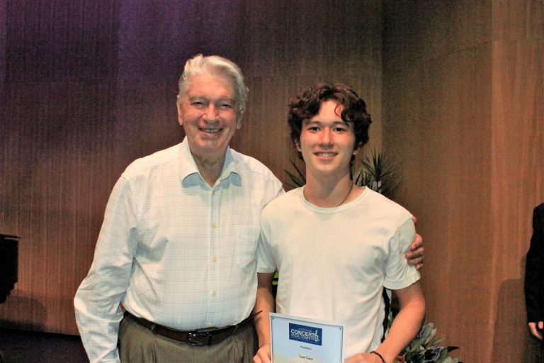 Joy Rutledge Award: Most Outstanding Instrumentalist from Nth Qld - Liam Gane with Cris Dall'Osto ACVC
